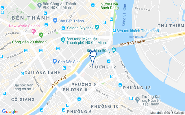 Vị trí dự án Chung cư Saigon Royal Residence