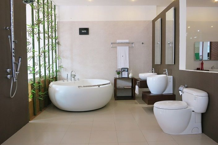Bồn tắm toto thích hợp cho những diện tích không gian nhỏ hẹp, hiện đại