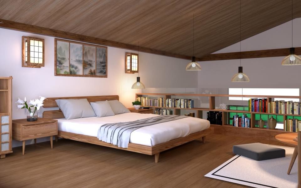 Kiến trúc nội thất đơn giản tại Ohara Villa Resort