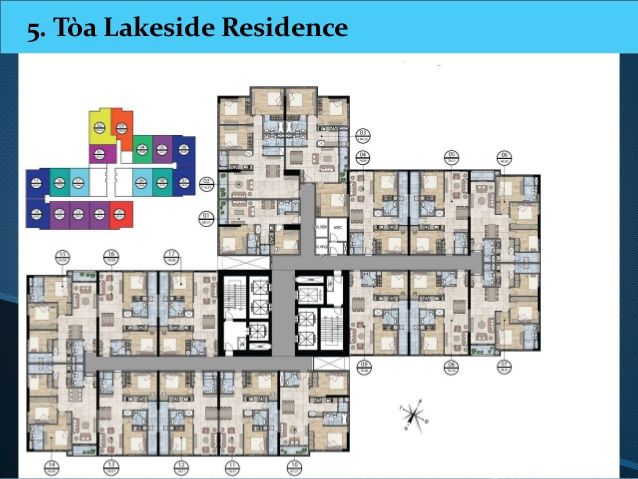 Mặt bằng dự án Chung cư Lakeside Residences