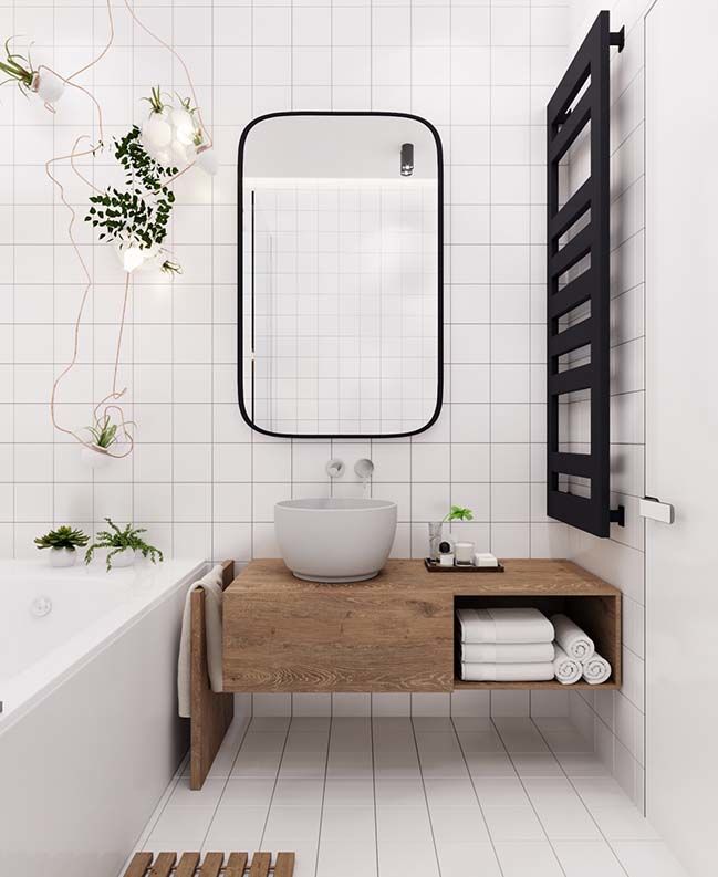 Mẫu gương phòng tắm, nhà vệ sinh thiết kế đơn giản nhưng vô cùng tinh tế