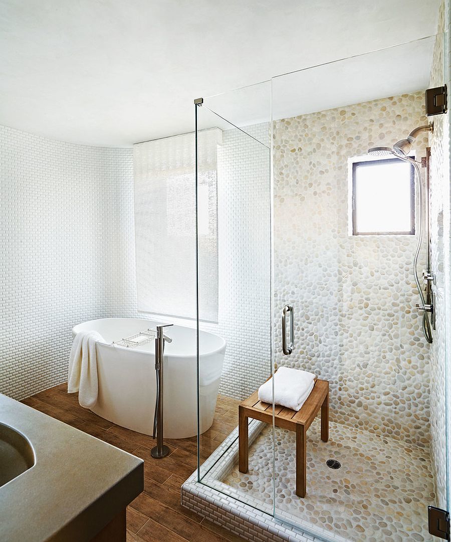 Mẫu phòng tắm vách kính, vách ngăn đẹp mang đậm nét hiện đại và tinh tế