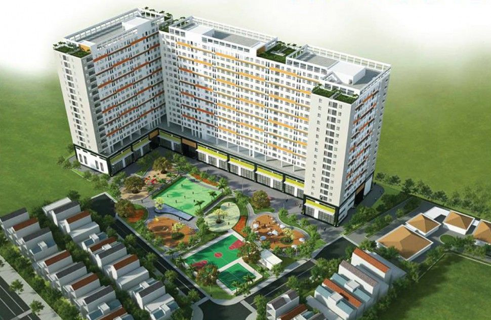 Phối cảnh tổng thể dự án Chung cư 9 View Apartment