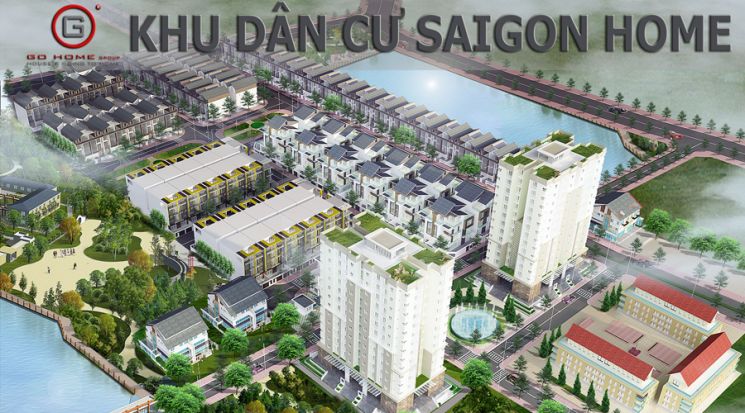 Phối cảnh tổng thể dự án Khu dân cư Rạng Đông - Saigon Home