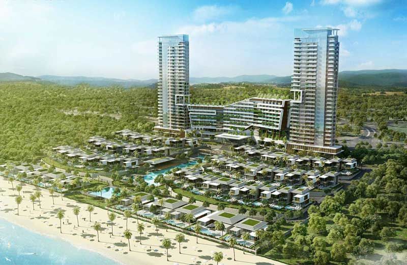 Phối cảnh tổng thể dự án Pan Pacific Đà Nẵng Resort