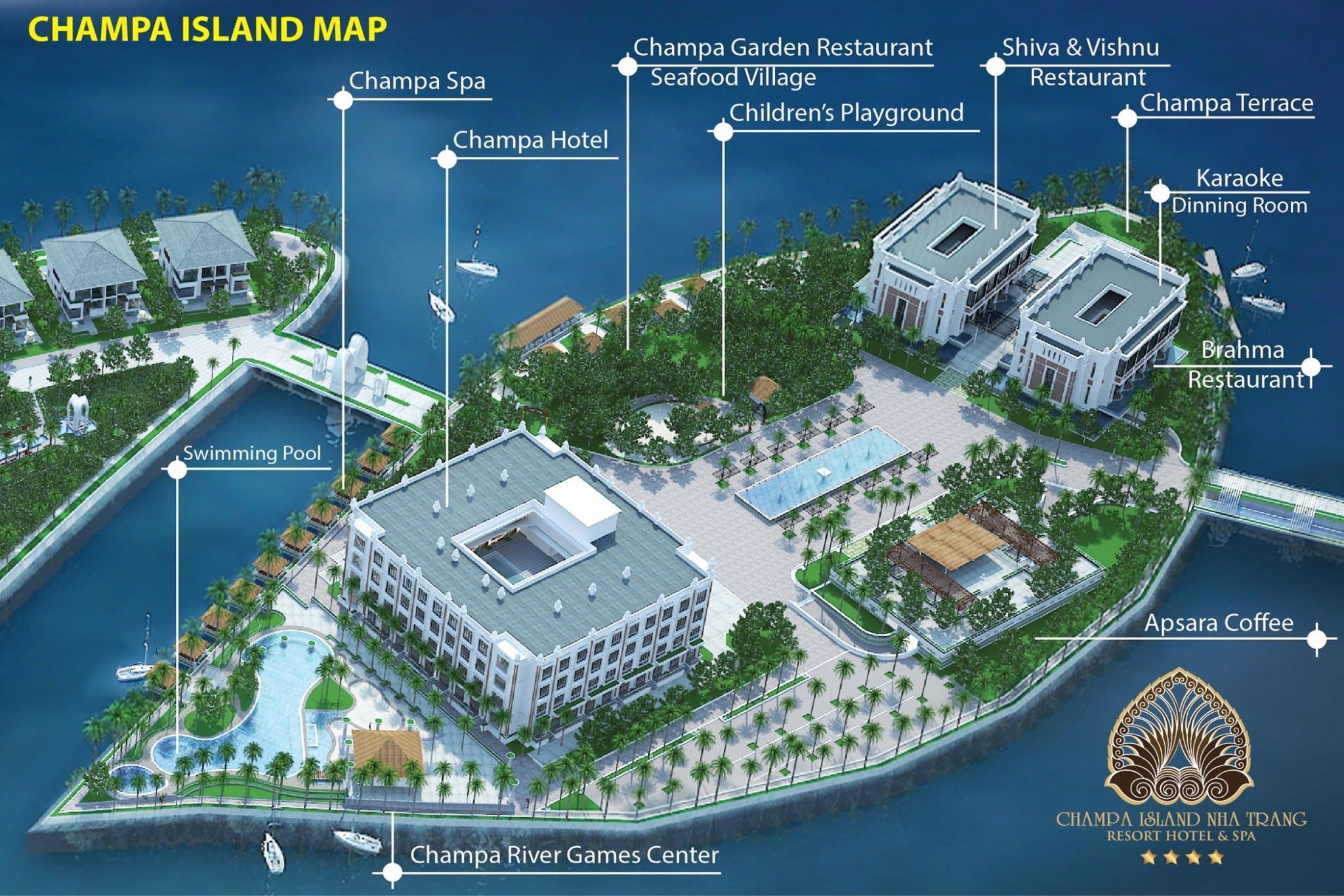 Phối toàn cảnh dự án Champa Island