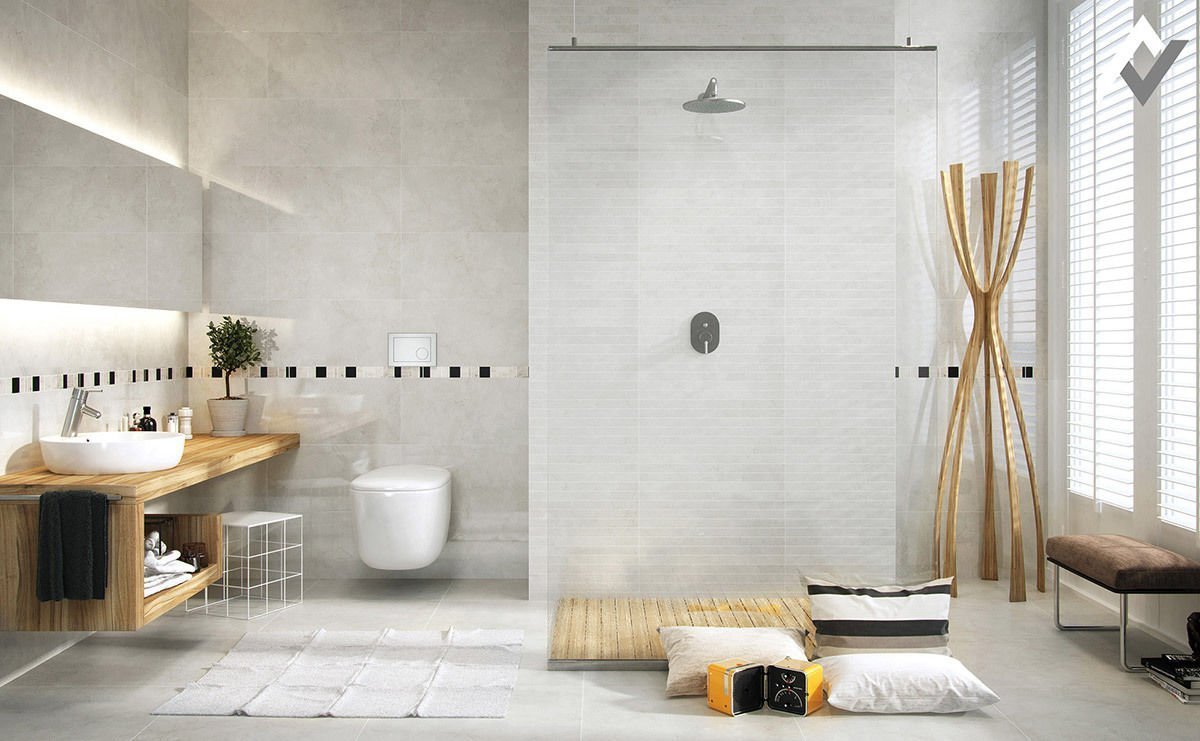 Phong cách thiết kế phòng tắm 4m2 độc đáo với kiểu phòng tắm kết hợp nơi giải trí như một spa sang trọng, mang lại không gian thư giãn tuyệt vời
