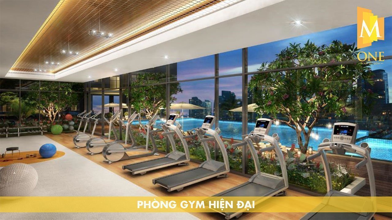 Phòng Gym hiện đại tại dự án M-One Nam Sài Gòn