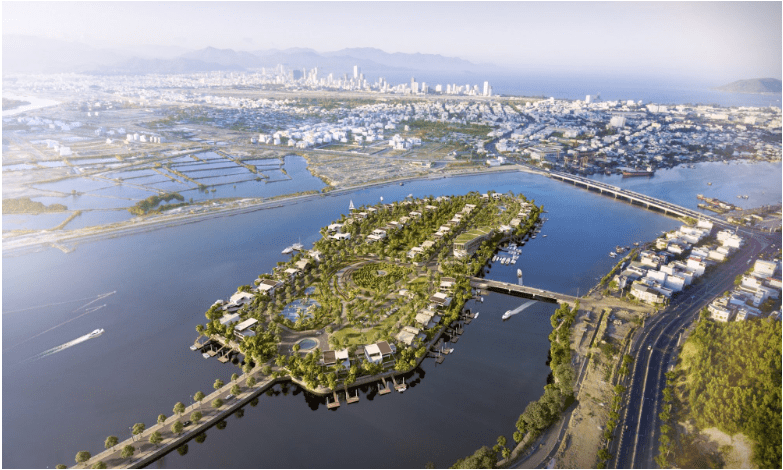 Toàn cảnh dự án Lotus Island Nha Trang