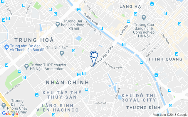Vị trí dự án Chung cư The Golden Palm Lê Văn Lương