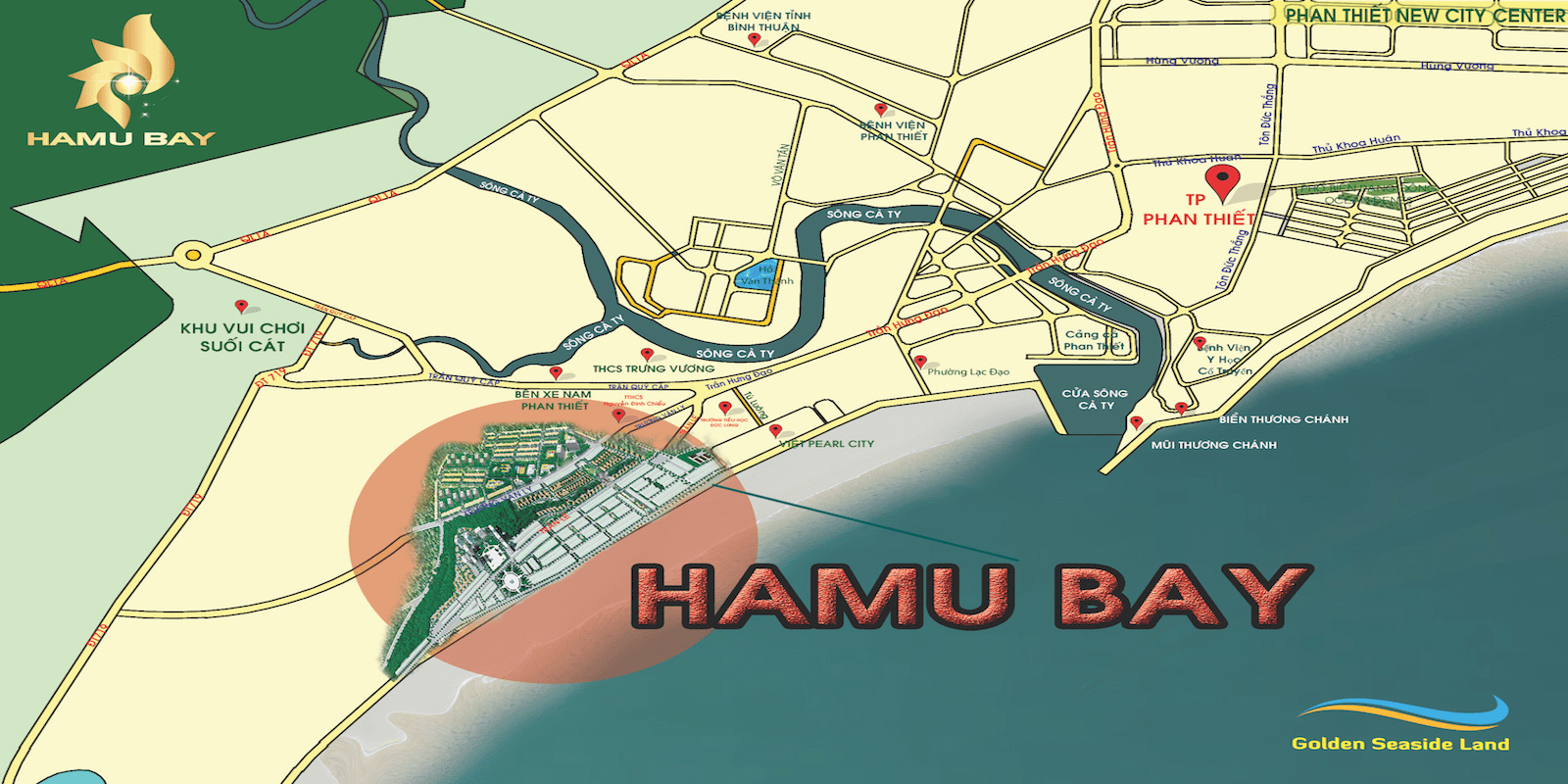 Vị trí dự án Hamubay Phan Thiết