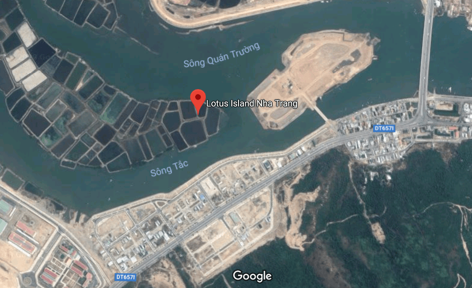 Vị trí thuận tiện dự án Lotus Island Nha Trang