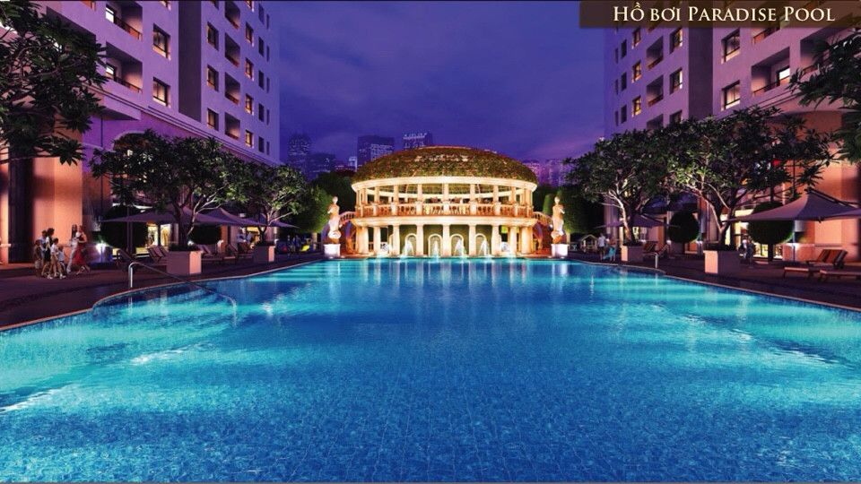 Bể bơi của dự án Chung cư Dream Home Palace