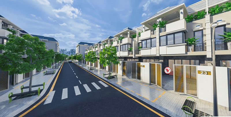 Biệt thự dự án Khu đô thị Văn Hoa Villas
