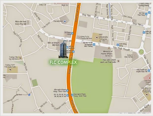 Chung cư FLC Complex 36 Phạm Hùng sở hữu vị trí huyết mạch giao thông