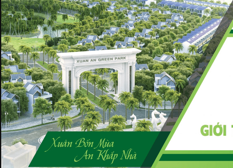 Cổng chào dự án Khu đô thị Xuân An 
