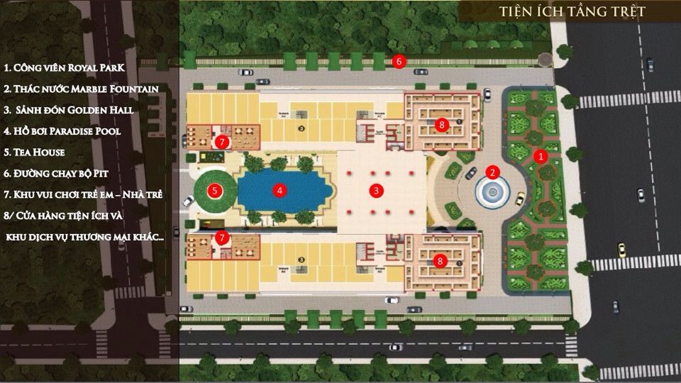 Hệ thống tiện ích nội khu dự án Chung cư Dream Home Palace