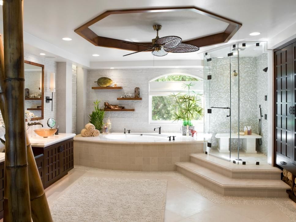 Màu sắc trung tính hài hòa giúp không gian phòng tắm nhà đẹp thêm cuốn hút