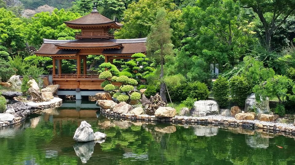 Nhà nghỉ ngơi uống trà giữa khu vườn phong cách Nhật Bản ấn tượng