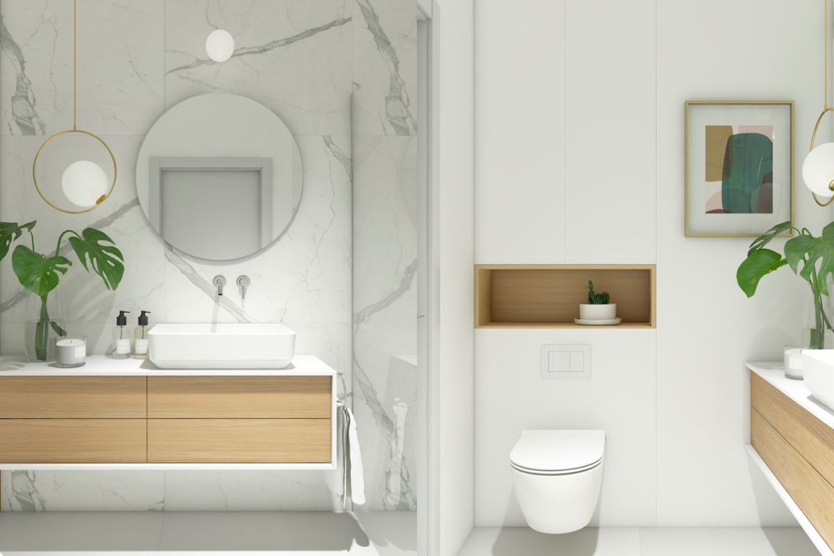 Những căn phòng tắm phong cách Minimalism có sự tối giản tinh tế 