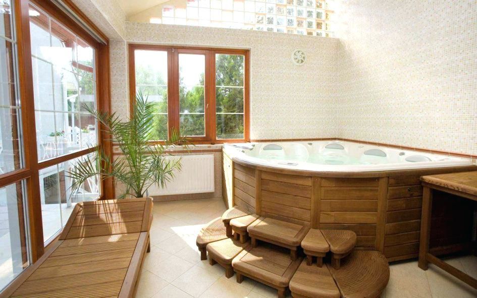 Nội thất chất liệu gỗ vô cùng phổ biến trong nhà tắm phong cách Nhật