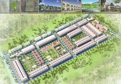 Phối cảnh tổng thể dự án Khu đô thị Dabaco Thuận Thành