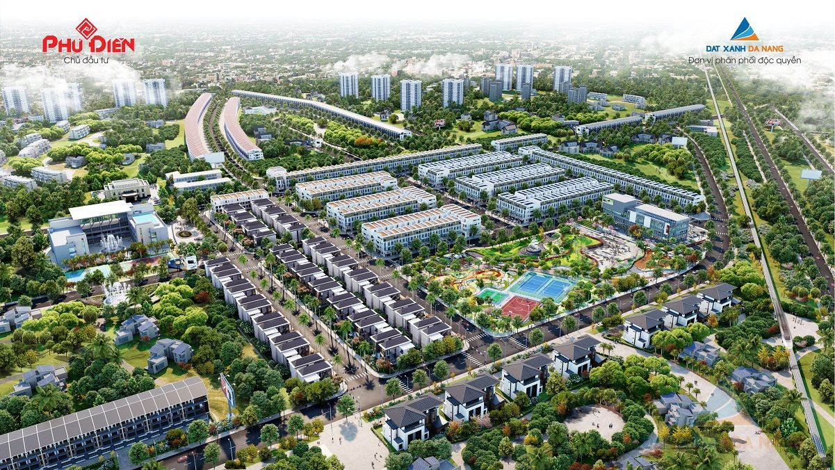 Phối cảnh tổng thể dự án Phú Điền Residences