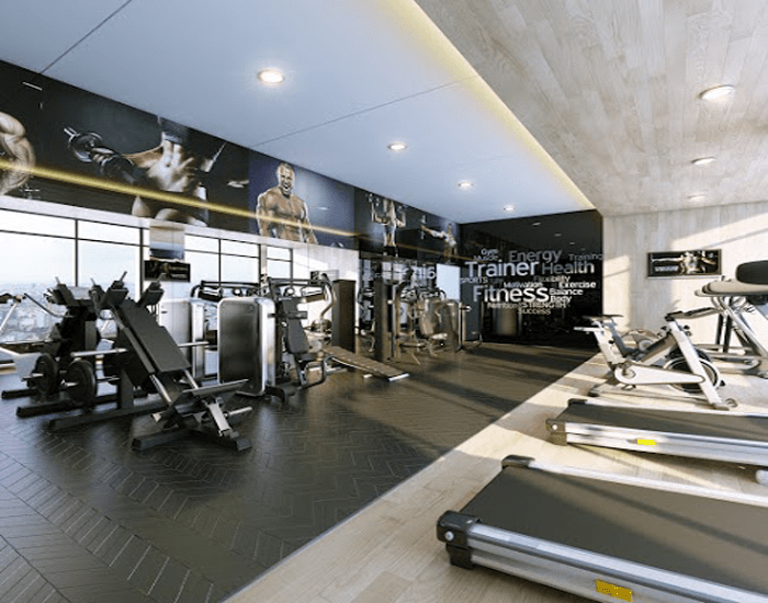 Phòng tập Gym dự án Alphanam Luxury Apartment