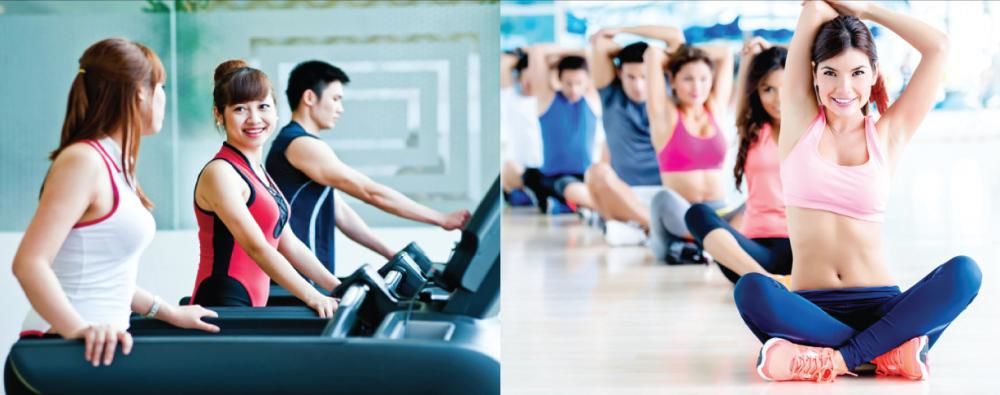 Phòng tập Gym với nhiều thiết bị hiện đại dự án Chung cư Luxury Home