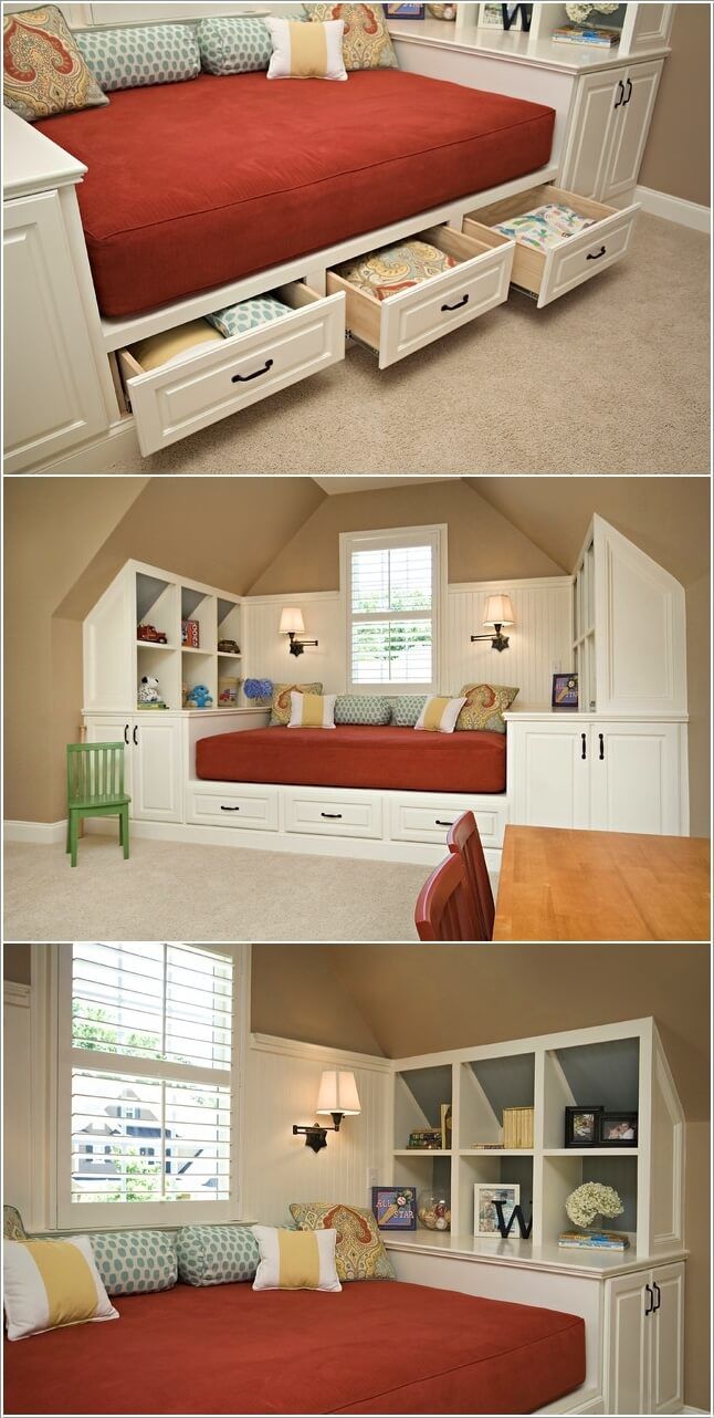 Thiết kế nội thất tiện ích cho phòng ngủ thêm đa chức năng
