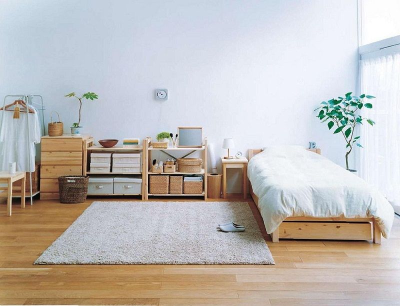 Thiết kế phòng ngủ giản đơn giống người Nhật Bản vẫn luôn được yêu thích
