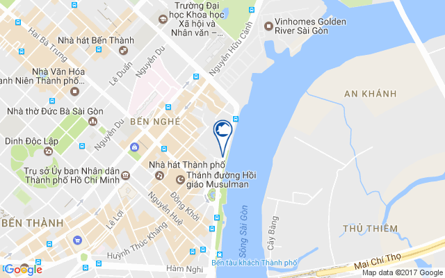 Vị trí dự án Chung cư Ascott Waterfront Saigon