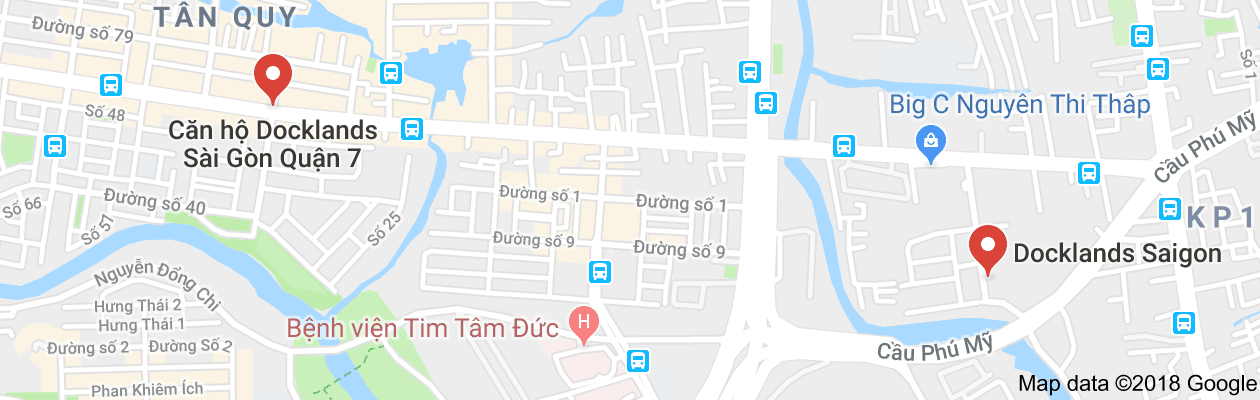 Vị trí dự án Chung cư Docklands Sài Gòn