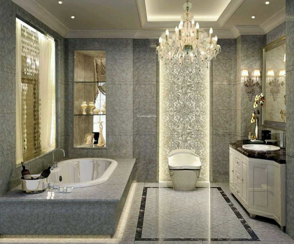 Không gian phòng tắm sử dụng tông màu trầm trung tính đầy cuốn hút