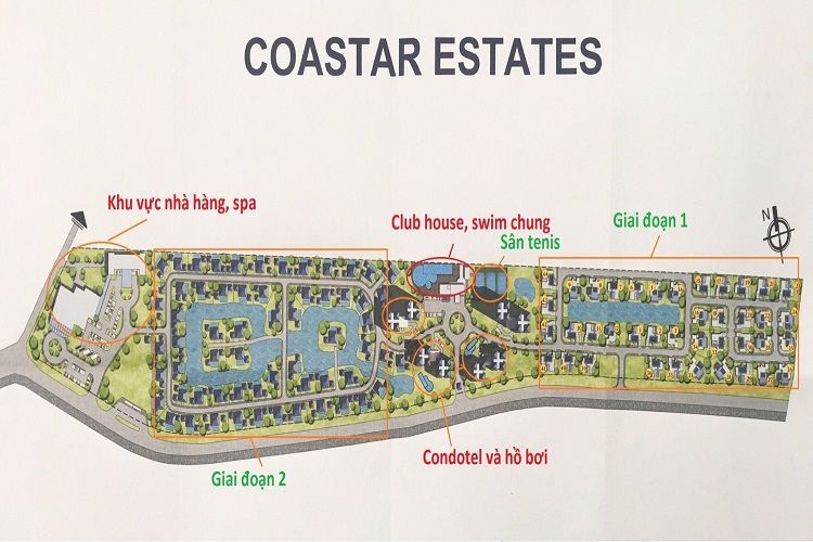 Các tiện ích nội khu dự án Coastar Eastate