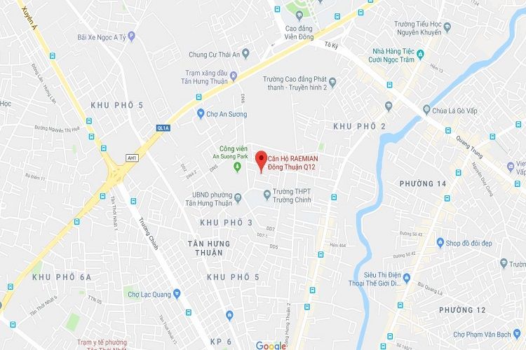 Vị trí dự án Raemian Đông Thuận