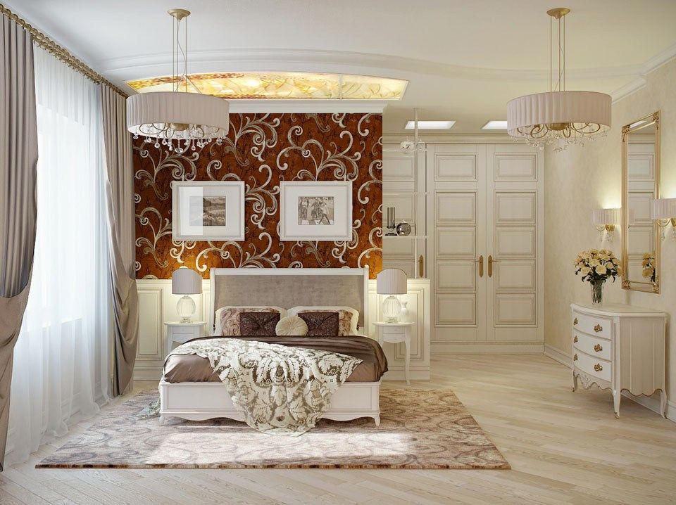 Cách bố trí phòng ngủ phong cách tân cổ điển kiểu Pháp ăn ý đẹp như mơ