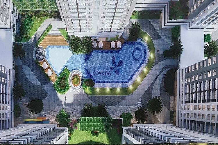 Hồ bơi dự án chung cư Lovera Vista