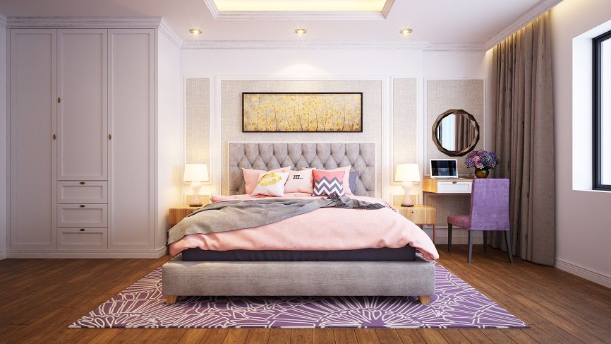 Lựa chọn màu sắc phù hợp với không gian phòng ngủ
