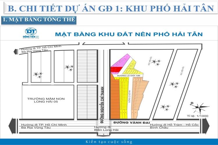 Mặt bằng tổng thể dự án Galaxy Long Hải Village