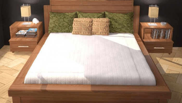 Mẫu giường bẵng gỗ đẹp, hiện đại
