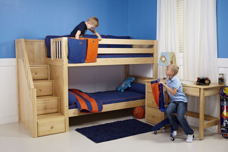 Mẫu giường ngủ đẹp cho các bé trai học và vui chơi thỏa sức