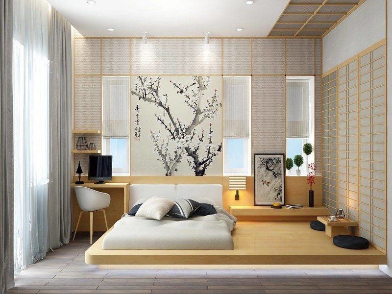 Mẫu phòng ngủ phong cách Nhật mang dấu ấn ấn tượng từ cách trang trí đến cách thiết kế