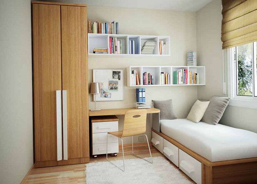 Mẫu thiết kế nội thất phòng ngủ chung cư đơn giản dành cho các bé yêu nhà bạn