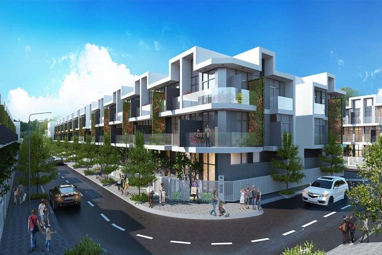 Phối cảnh căn hộ và cảnh quan dự án khu dân cư Vanda Luxury Housing