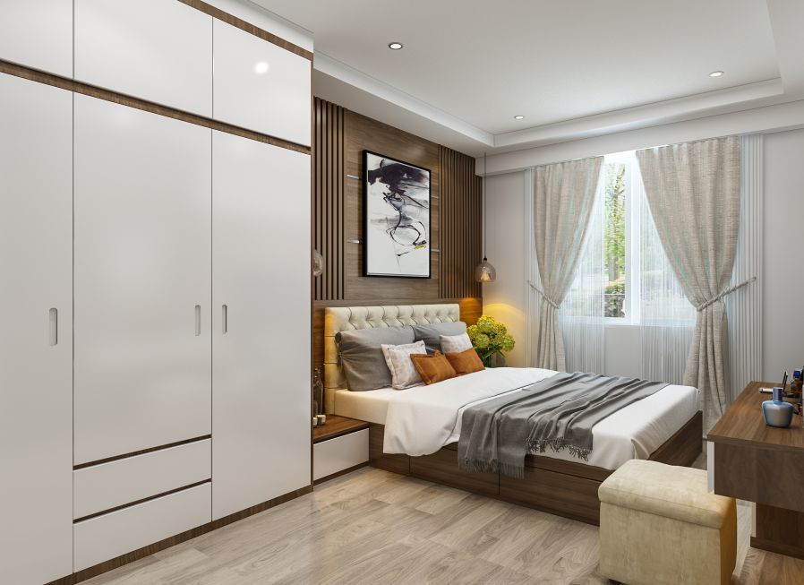 Phòng ngủ tại chung cư có thiết kế tuyệt vời dành cho bạn 
