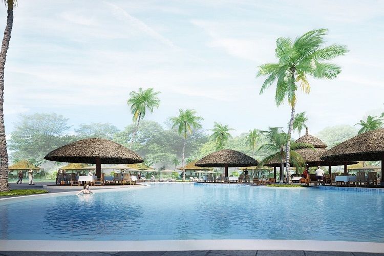 Bể bơi dự án Viên Nam Resort