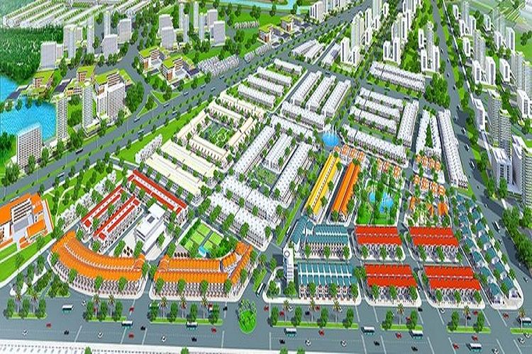 Phối cảnh cảnh quan dự án khu đô thị The Diamond City Thuận An