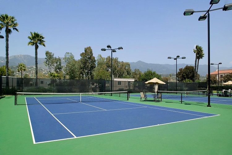Sân tennis dự án chung cư Conic Skyway
