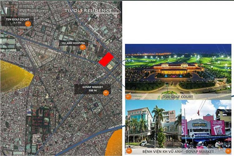 Tiện ích ngoại khu dự án khu phức hợp D-One Sài Gòn